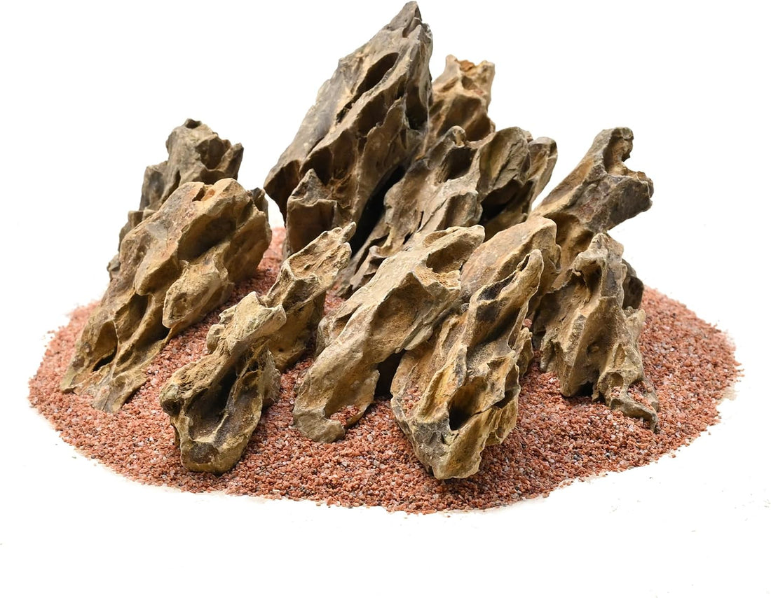 Natural Slate Stone 2-3 in 1LB Terrarium Rock for Miniature