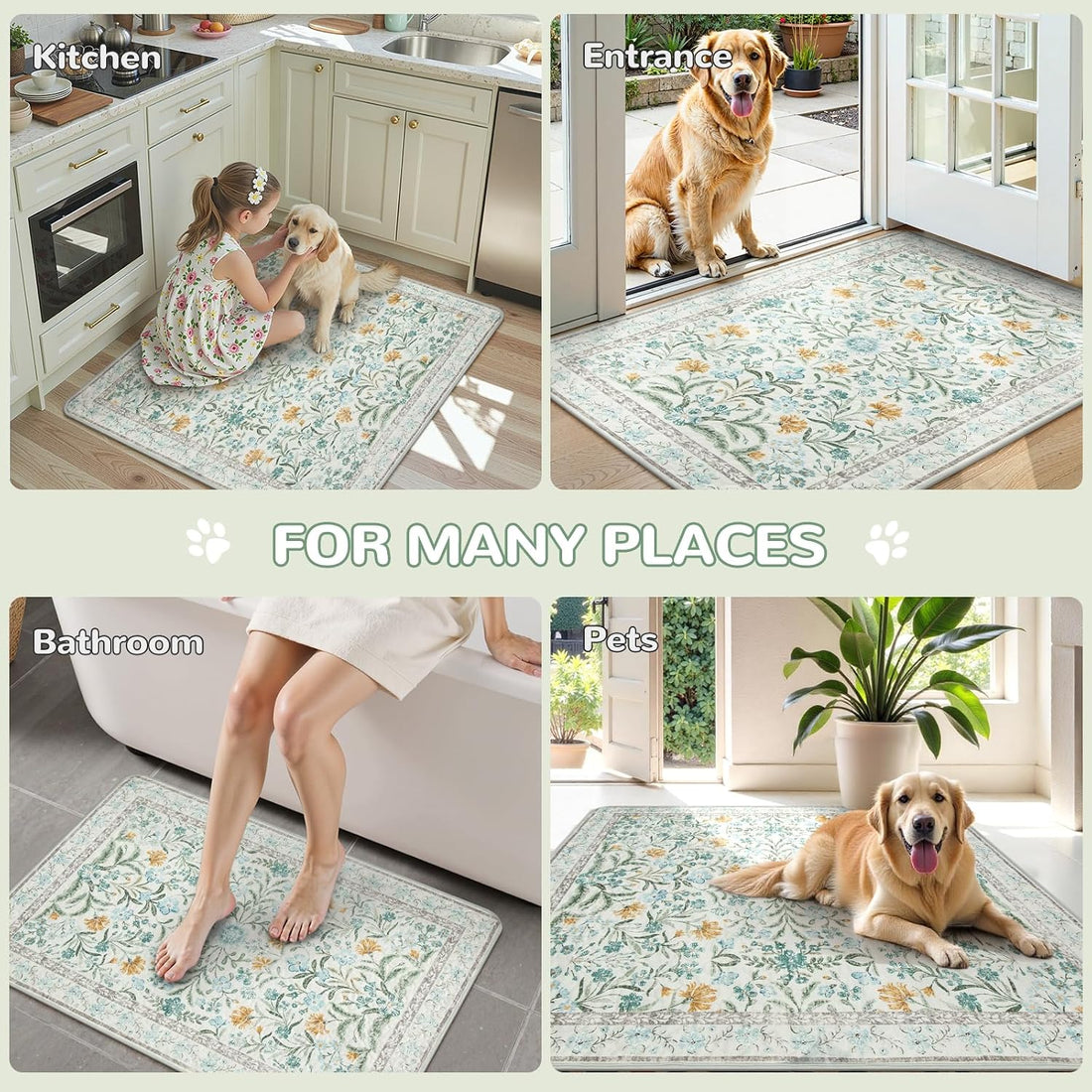 Lahome Washable Reusable Pee Pads for Dogs