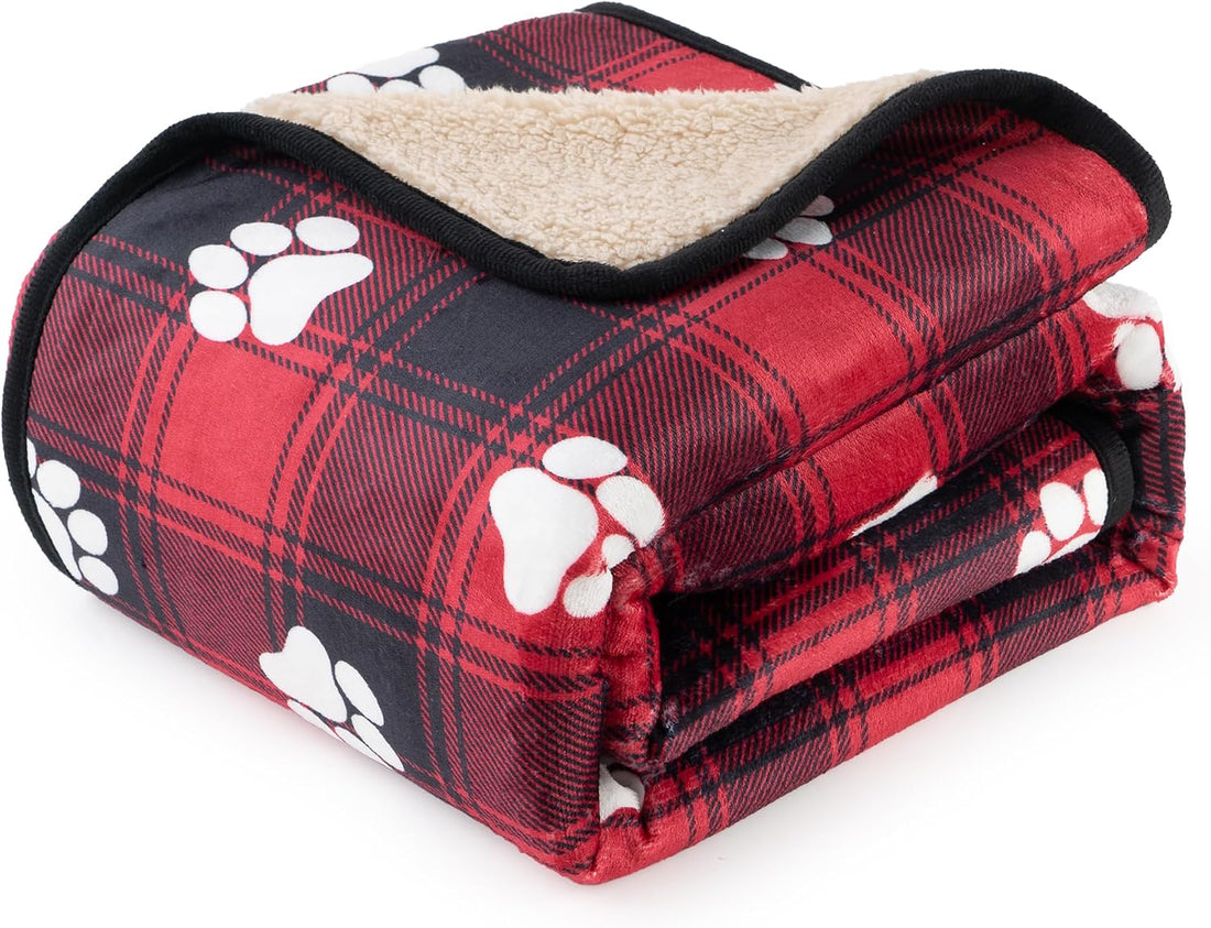 Waterproof Dog Blankets for Large Dogs 50"x60" Dark Grey