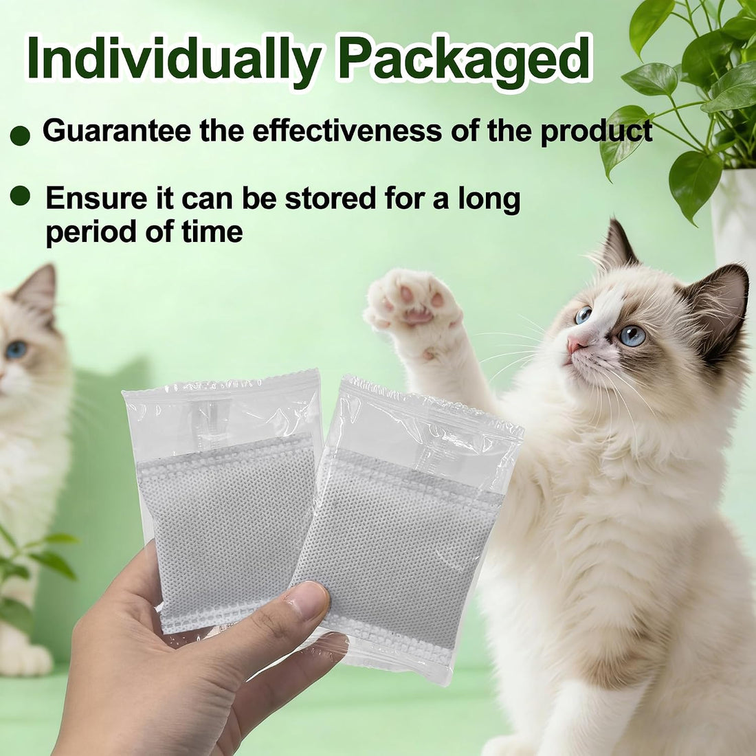 NEWKE 12Pcs Activated Carbon Odor Remover Refills for Hooded Cat