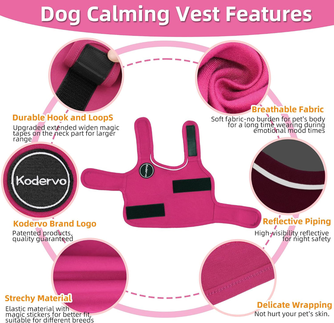 Dog Anxiety Jacket, Skin-Friendly Dog Calming Shirt