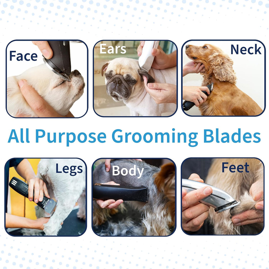 Bucchelli Detachable A Series Wide 30 Blades for Dog Grooming Cuts