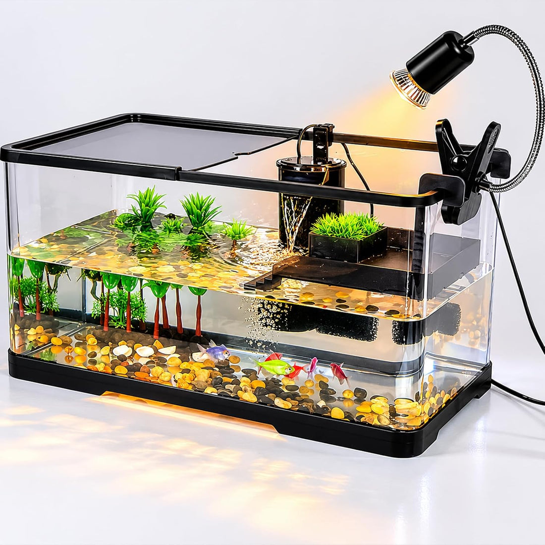 Turtle Tank Kit XLarge Acrylic Aquatic Tank Starter Kit