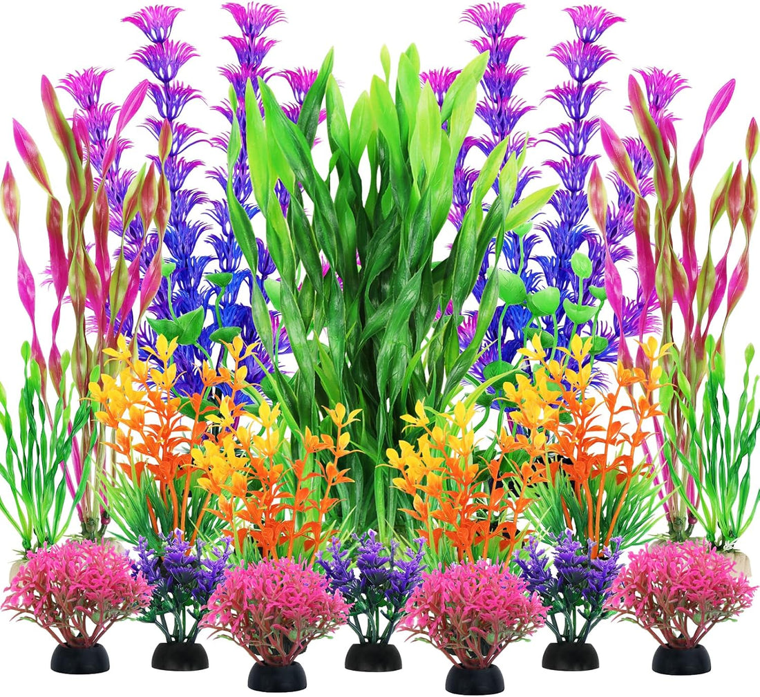 QUOZUO Fish Tank Decorations Plants