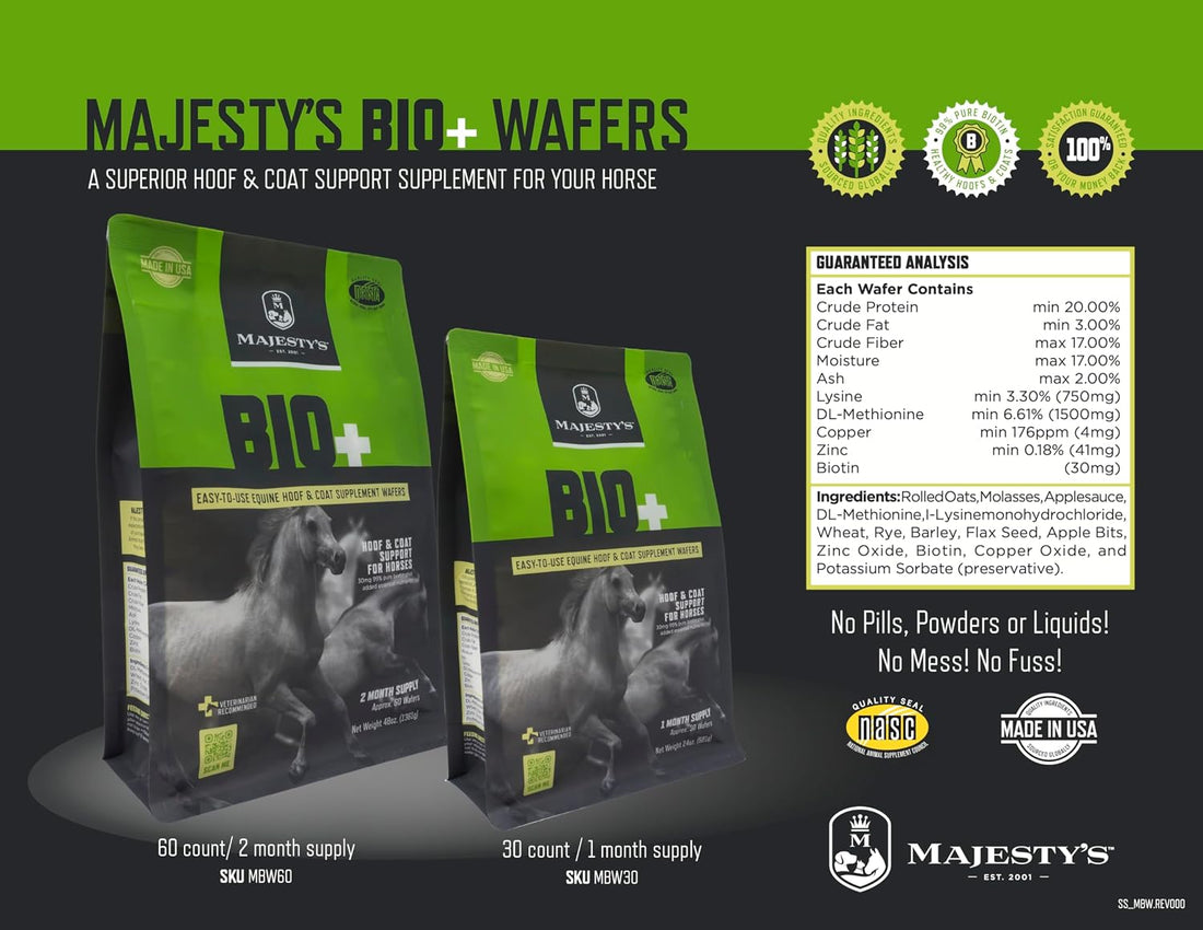 Majesty's BIO+ Biotin Wafers