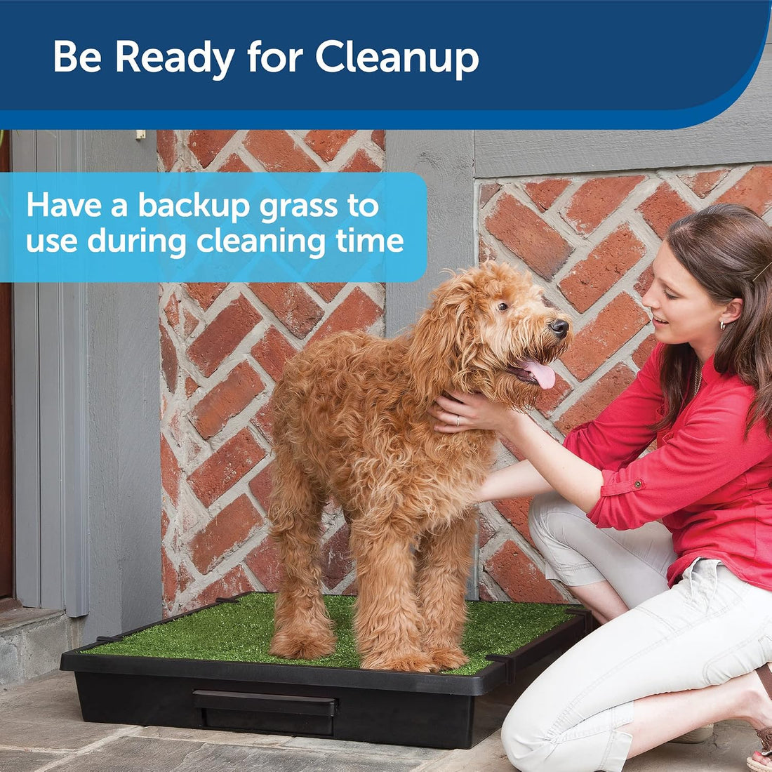 PetSafe Pet Loo Pet Potty Replacement Grass - Medium - Easy to Clean