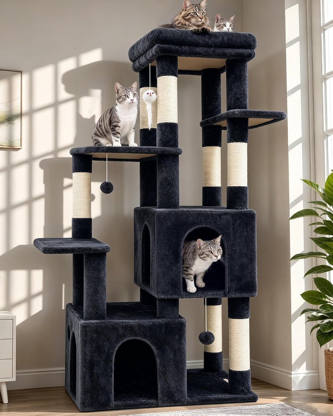 Globlazer Heavy Duty Cat Trees for Big Cats Maine Coon, F61