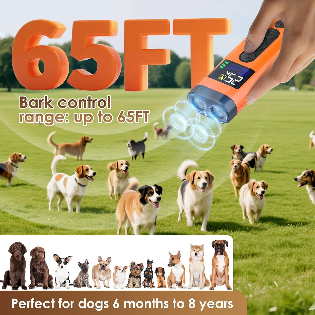 ZUIBAS Dog Bark Deterrent Device