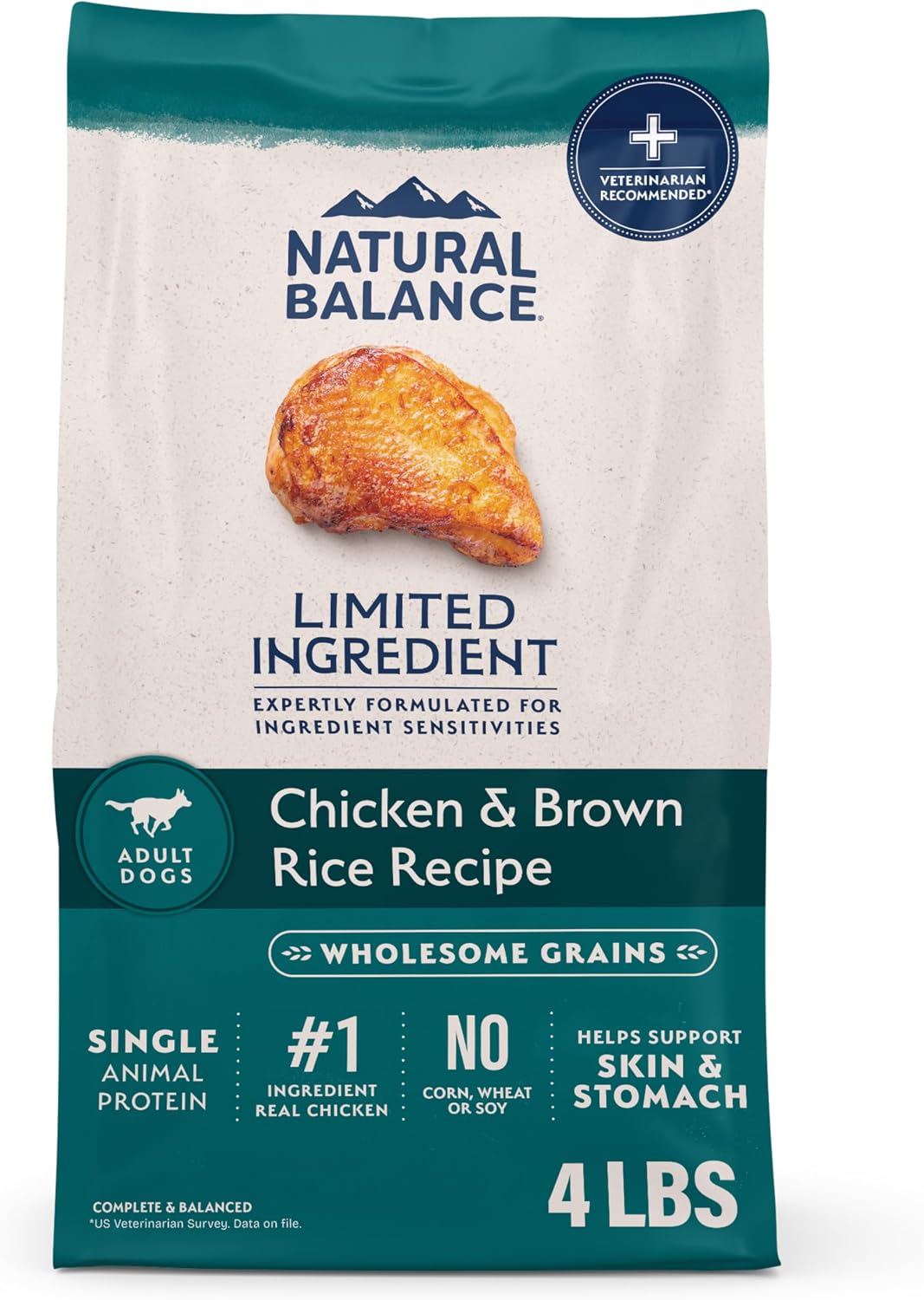 Natural Balance Limited Ingredient, Lamb & Brown Rice, 24 lb
