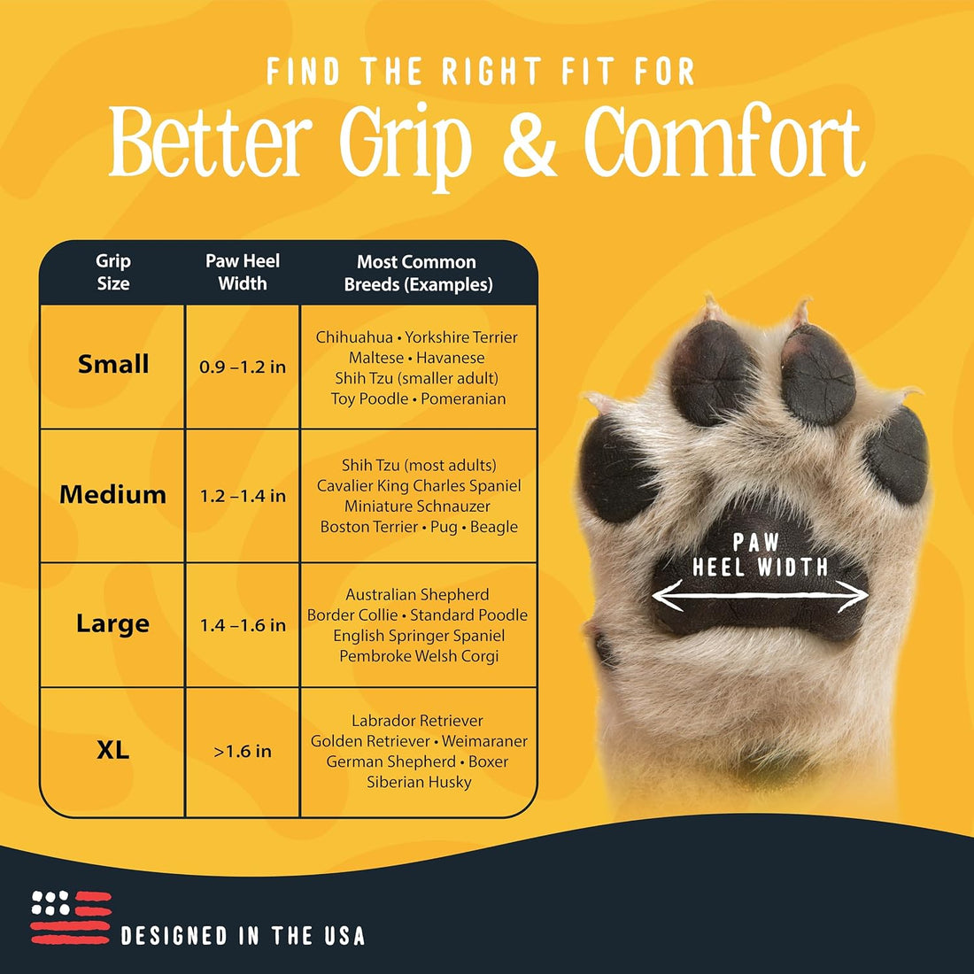 DOK TigerToes Premium Paw Grips for Senior Dogs