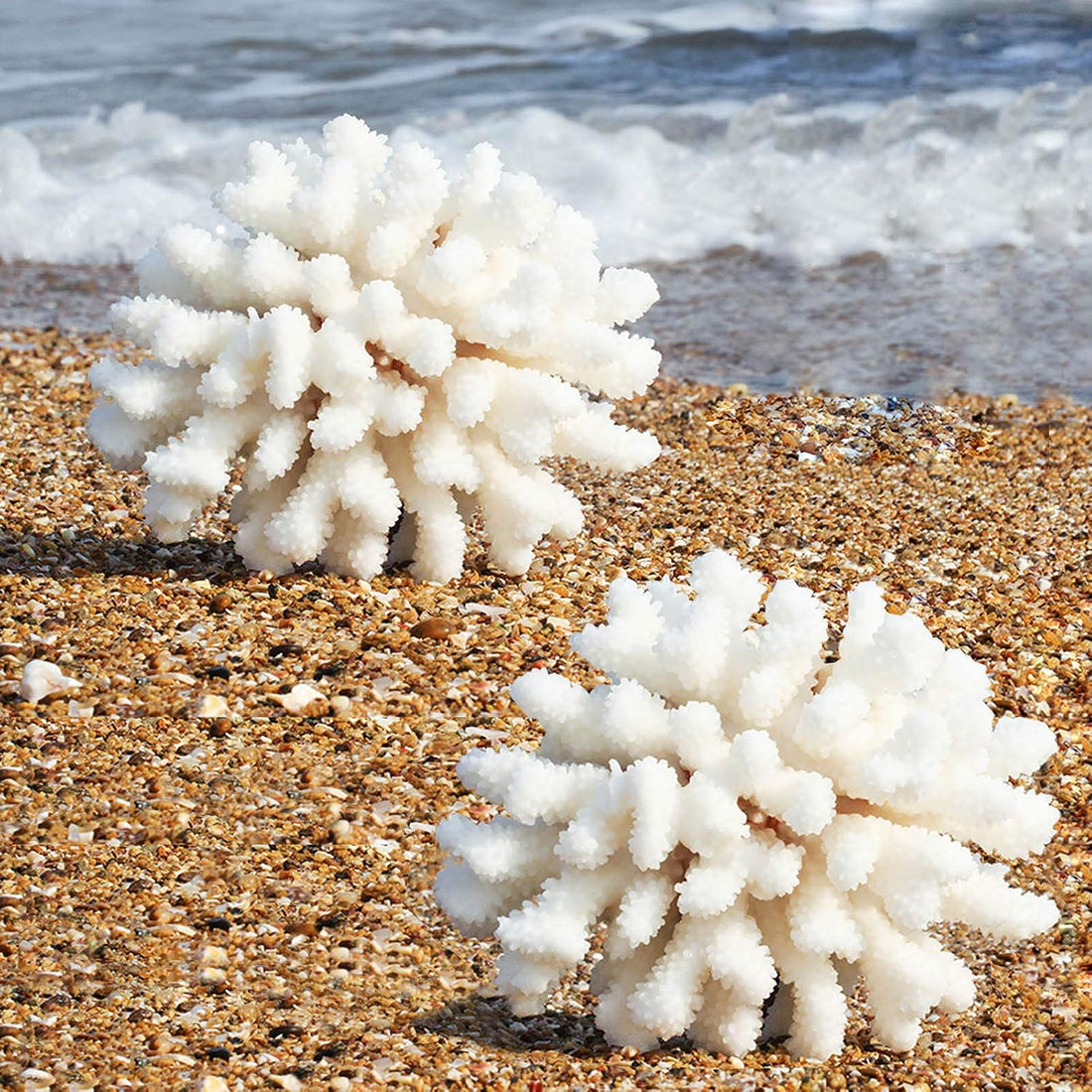 Besimple Pack of 2 Artificial Coral Ornament