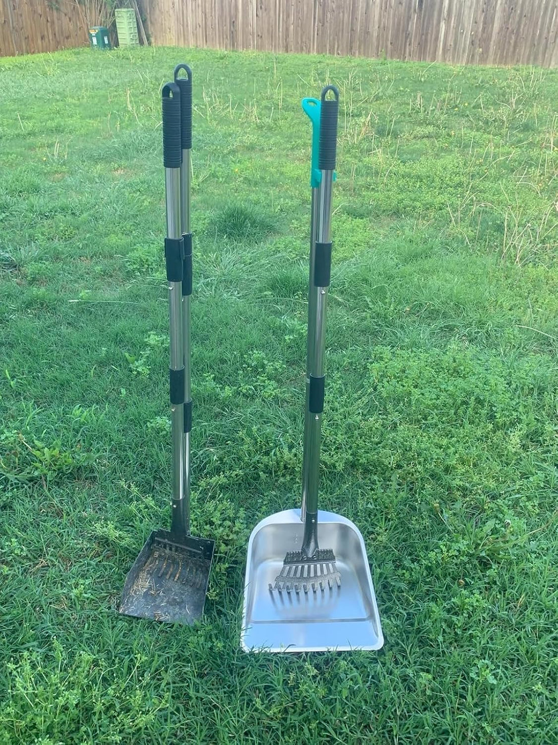 Dog Pooper Scooper for Large Dogs with Large Capacity Tray