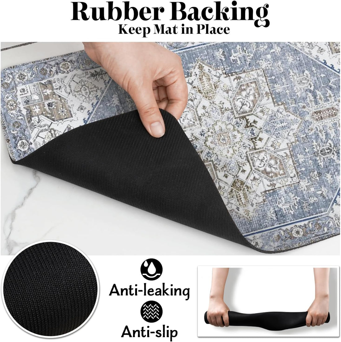 Dog Food Mats for Floors Absorbent, Pet Cat Food Mat