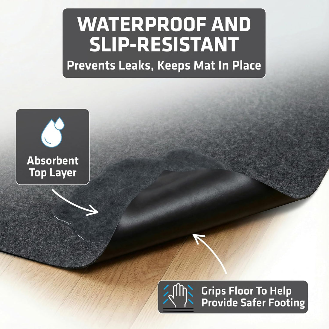 Drymate Jumbo Dog Playpen Mat, Super Absorbent, Waterproof