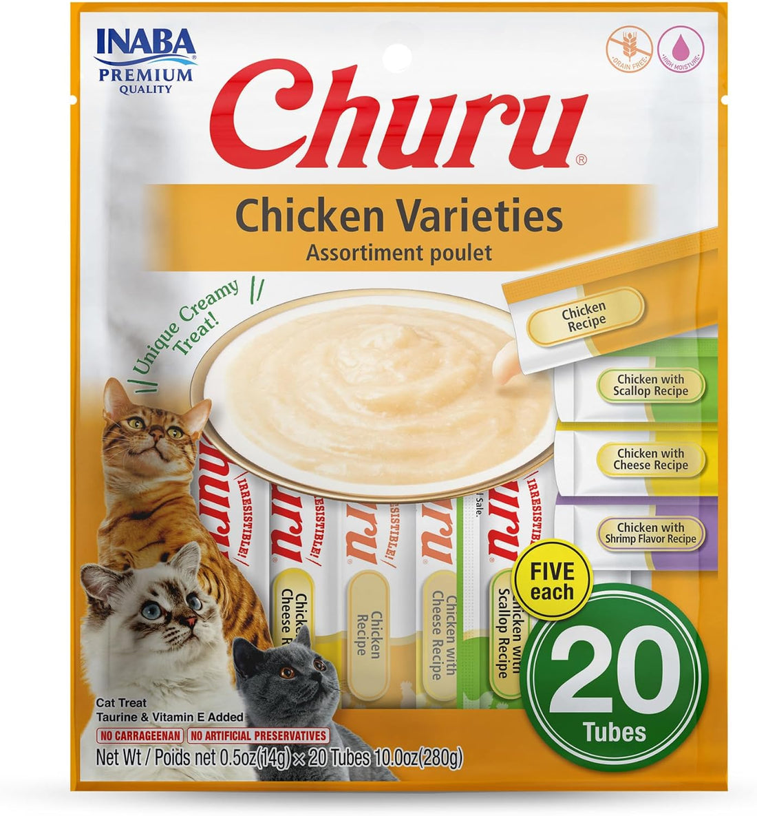 INABA Churu Cat Treats, Lickable