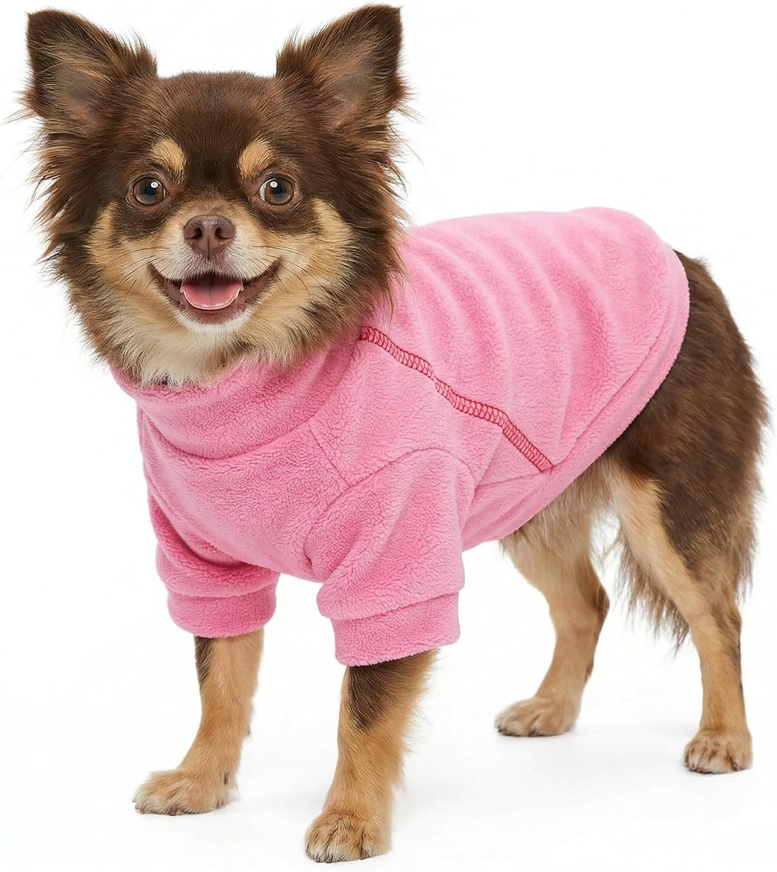 Fitwarm 3 Pack Classic Fleece Dog Sweater, Turtleneck Dog Sweatshirt