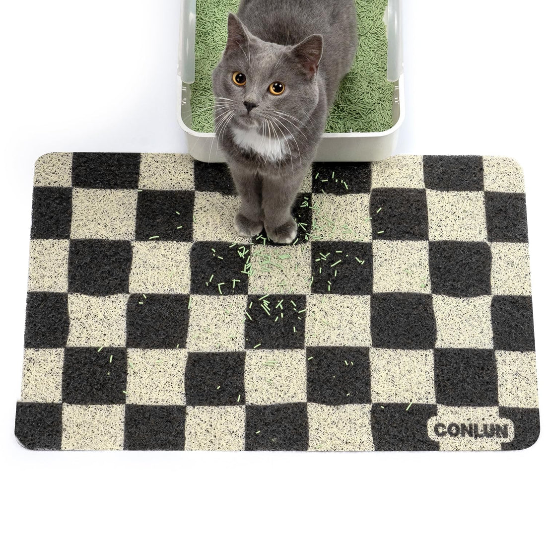 Conlun Cat Litter Mat Litter Trapping Mat