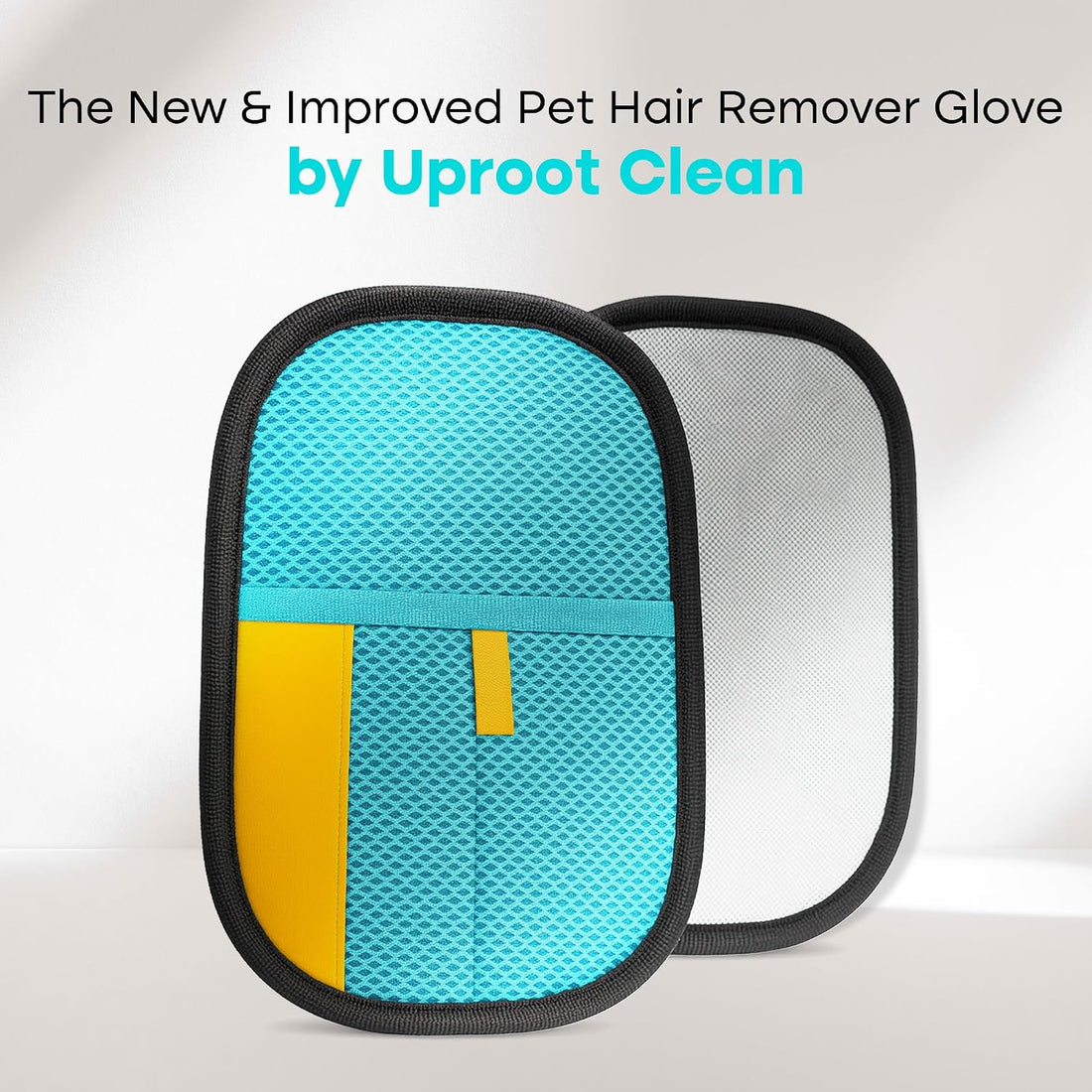 Uproot Clean Reusable Electrostatic Pet Hair Remover Glove for Any