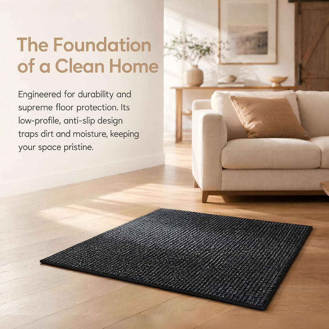 Dog Crate Mat, Thick Washable Waterproof Carpet for Dog Kennel Pad