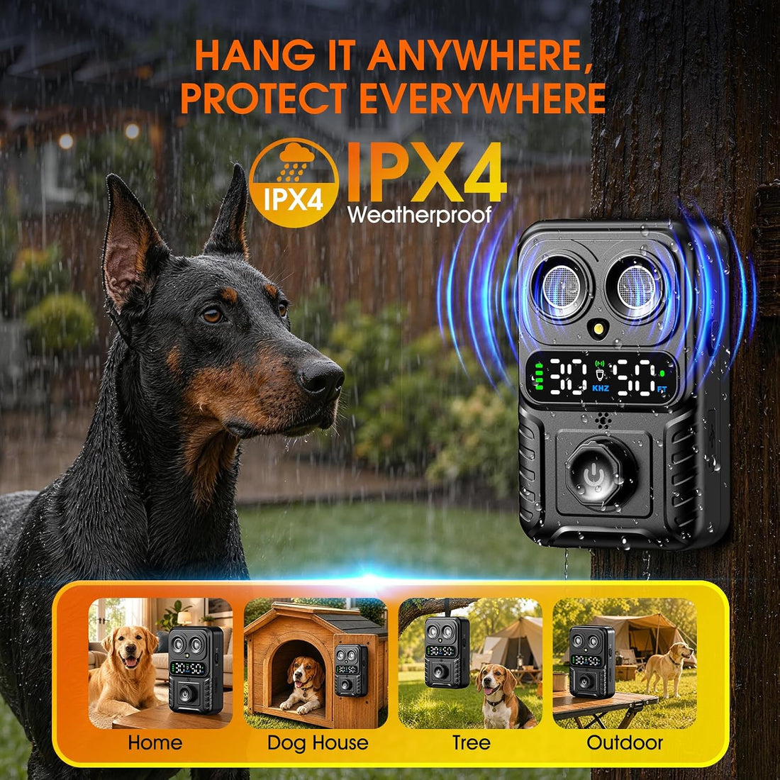 Automatic Bark Control Box, Smart Dog Bark Deterrent Device