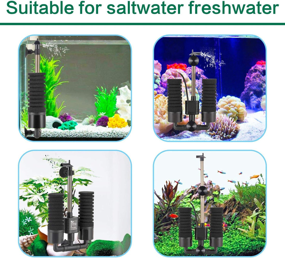 AQQA Electric Sponge Filter for Aquarium