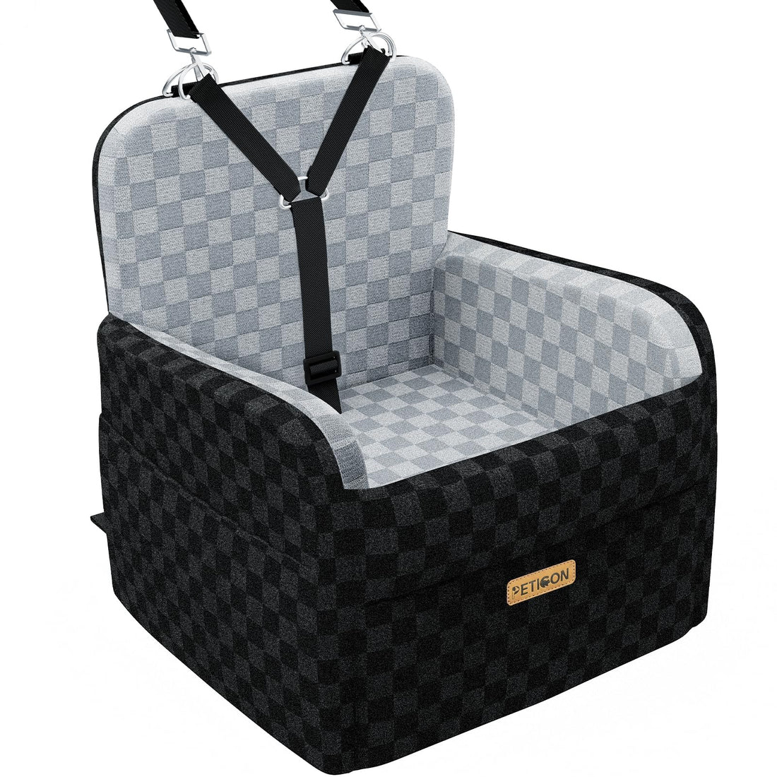 PETICON Waterproof Dog Car Seat for Small Medium Dogs
