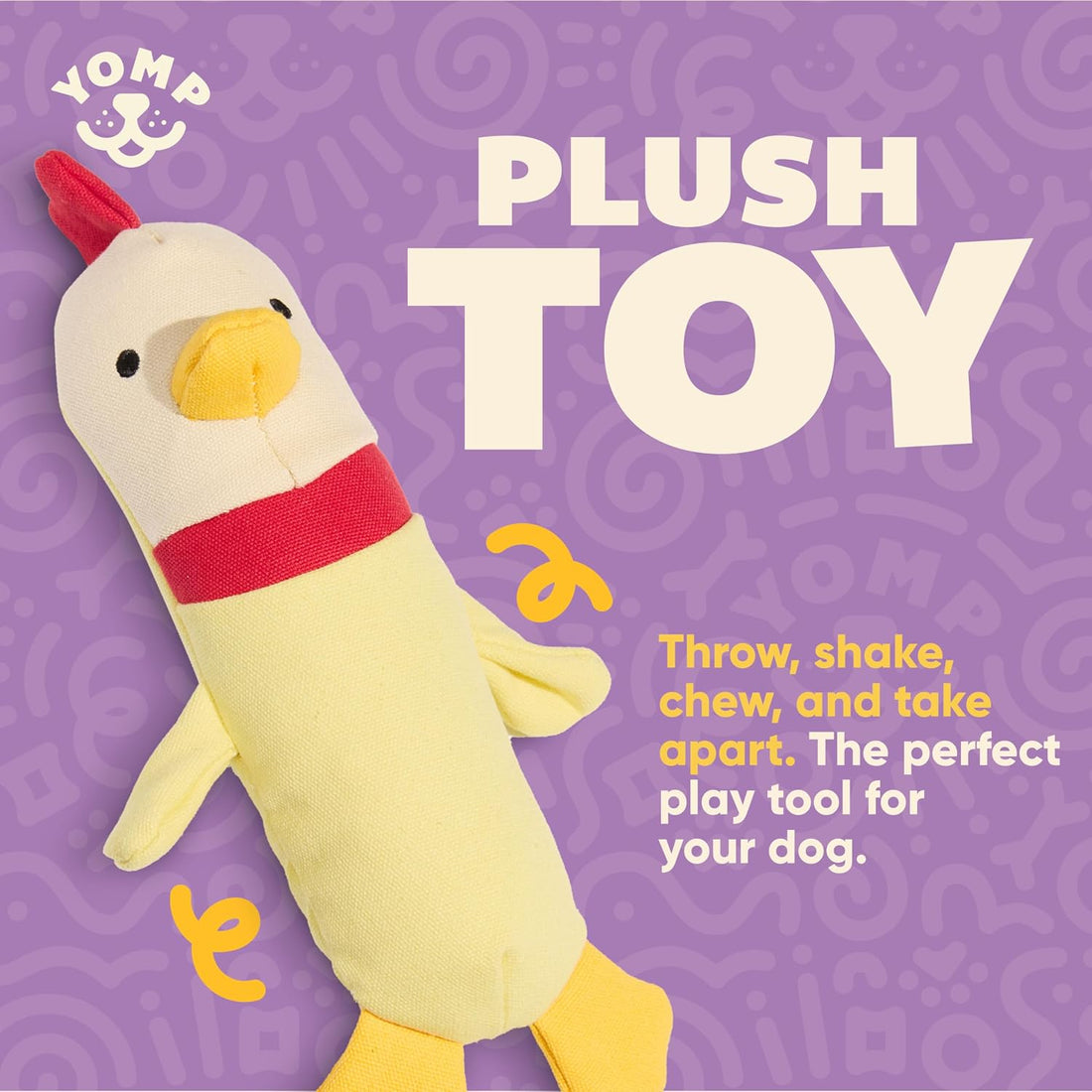 Yomp Chicken Dog Toy – Durable Stuffed