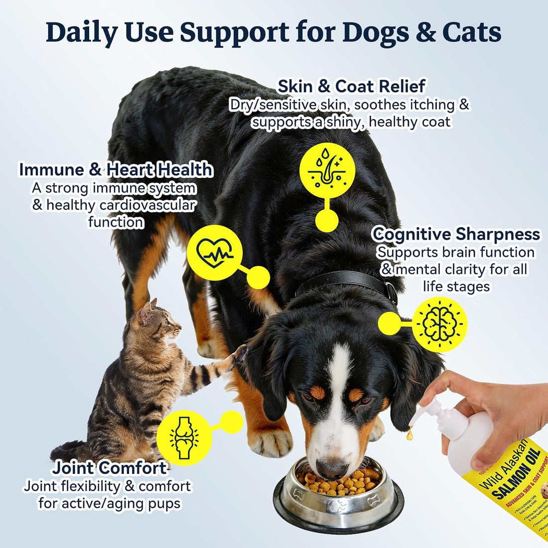 Wild Alaskan Salmon Oil for Dogs & Cats