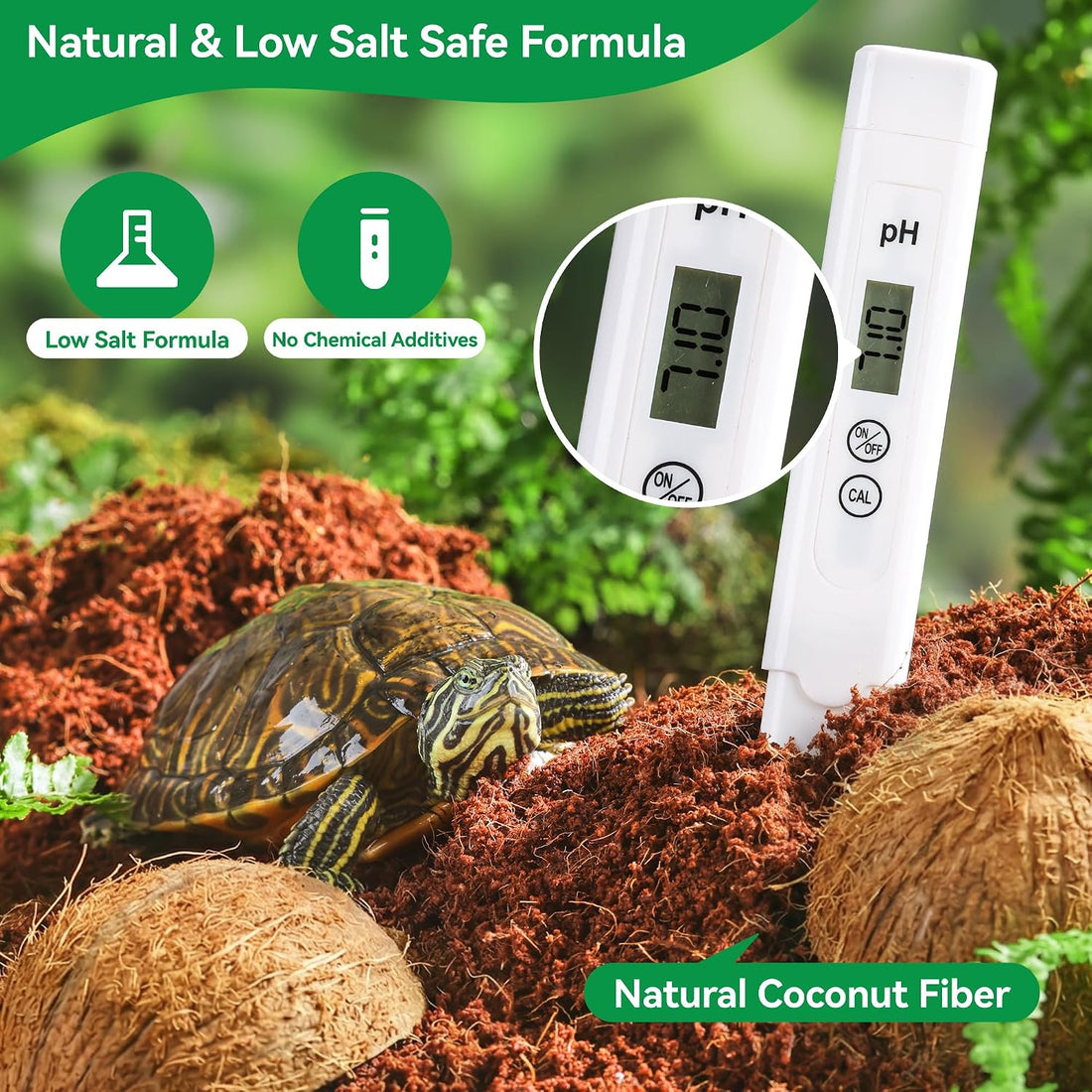 Natural Coconut Fiber Substrate 5 Pack Coco Soil Brick Reptile