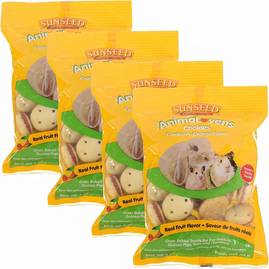 Sunseed Company 36022 Cranberry-Orange Animalovens Small Animal Treat