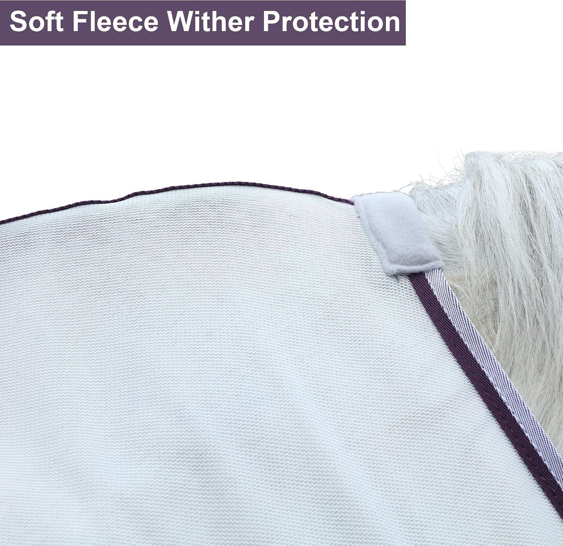 LEAFOREST Breathable Mesh High Airflow Fly Sheets for Horses UV