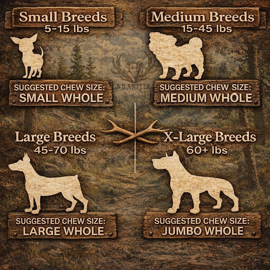 Elk Antlers for Dogs – Large Whole Natural Chew