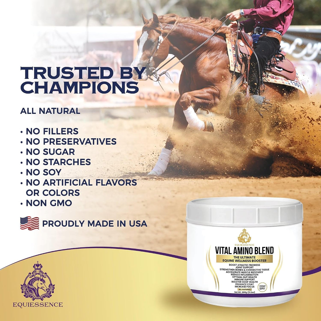 Vital Amino Blend - Horse Care, Coat & Hoof - Performance Horse