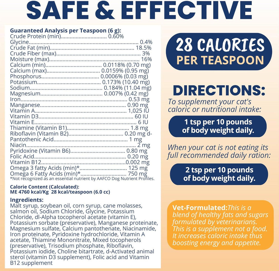 Under the Weather Pet Electrolytes Ready Cal Plus Gel for Cats