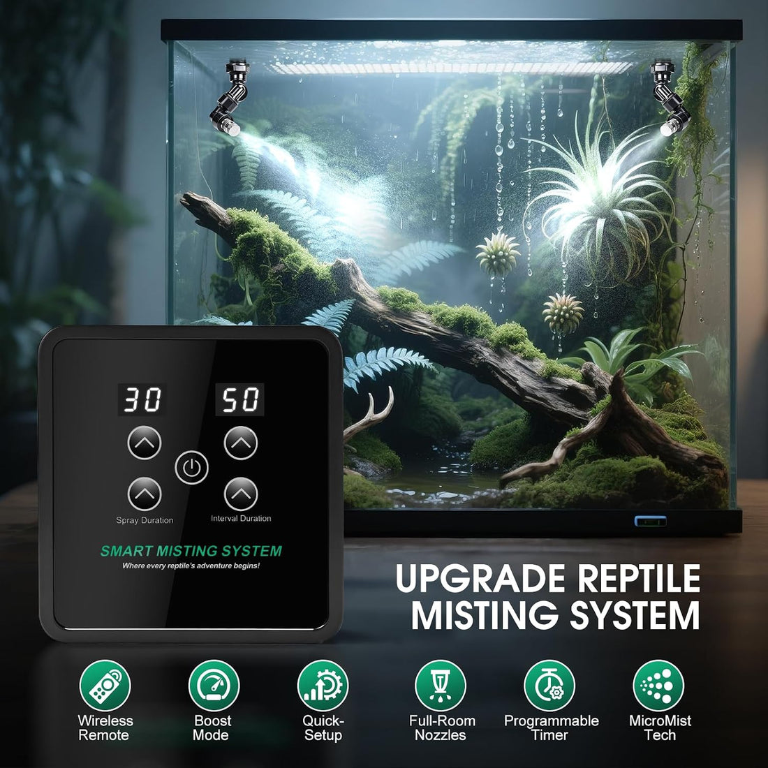 Reptile Mister Humidifier Reptile Mister System with Timer Auto