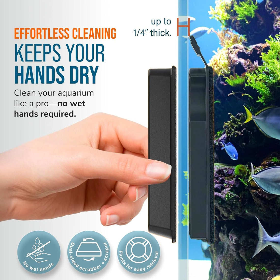 Standard. Flipper Magnetic Aquarium Glass Cleaner