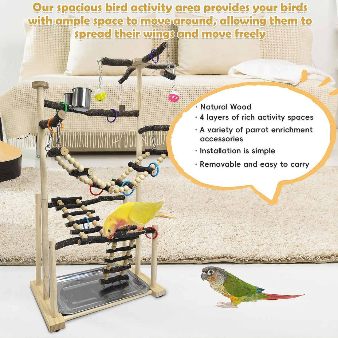 kathson Large Bird Playground