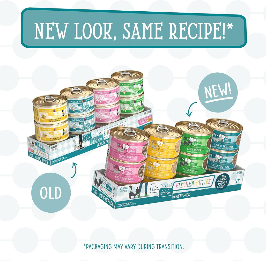 Weruva Cats in the Kitchen, Kitchen Cuties Variety Pack, Wet Cat Food