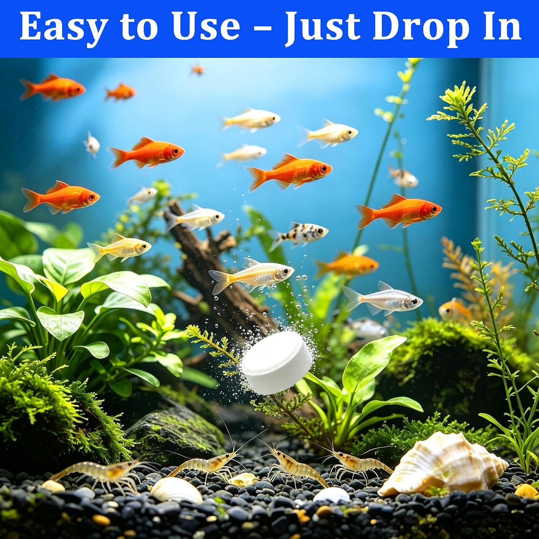 Fish Tank Water Purification Tablets - Clarify Water