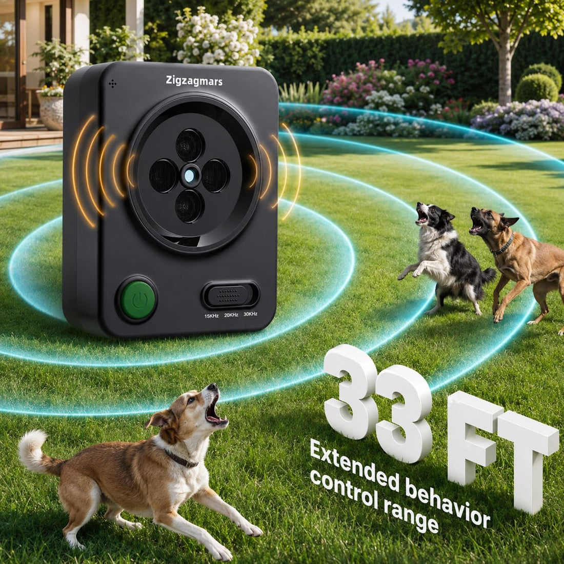 Ultrasonic Anti Barking Device for Dogs, No App, Instant Use