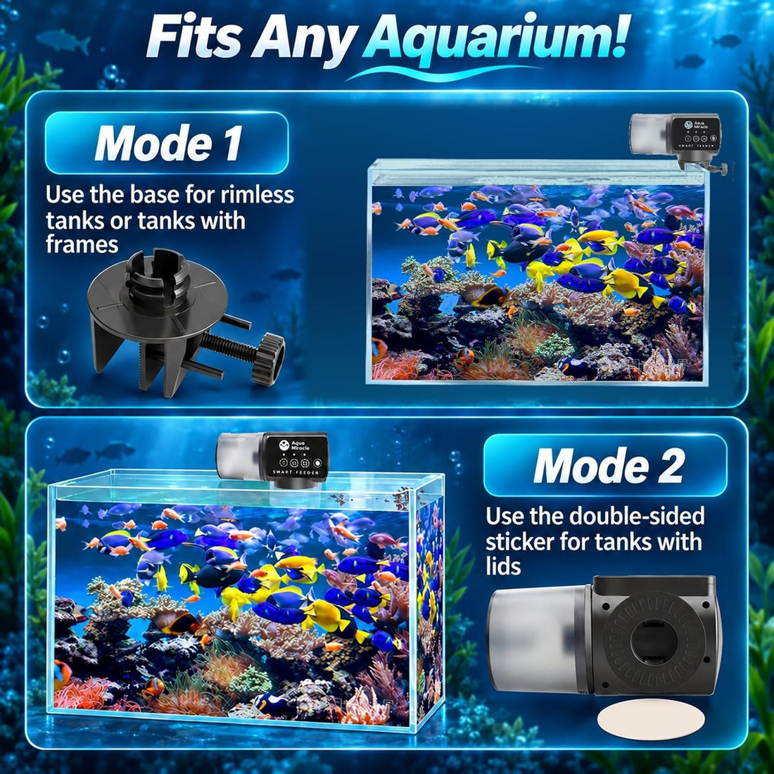 AquaMiracle Automatic Fish Feeder for Aquarium