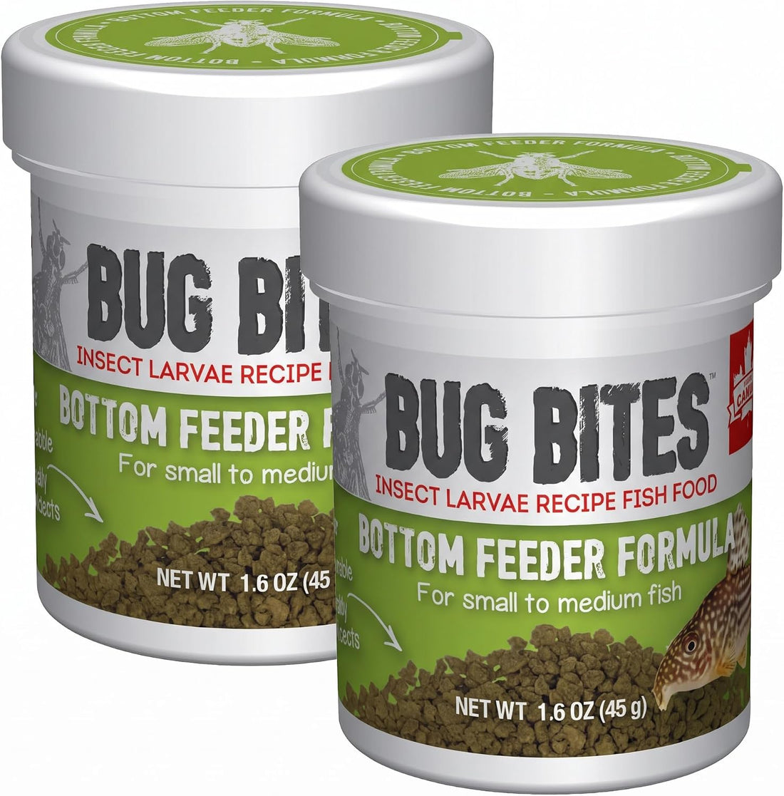 Fluval Bug Bites Bottom Feeder Fish Food, 1.60 Oz.