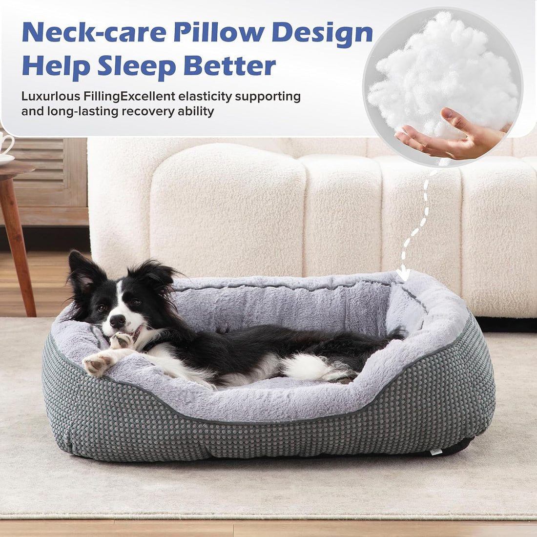 INVENHO Medium Dog Beds for Medium Dogs Washable