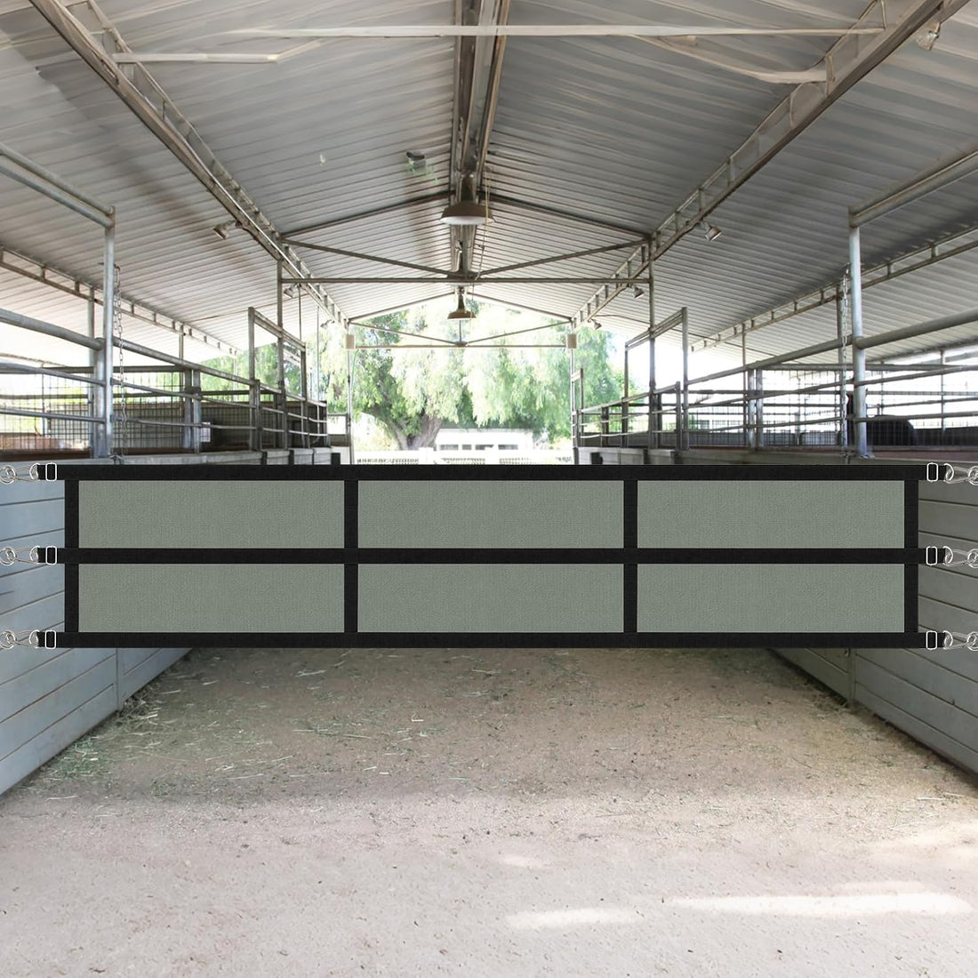 Horse Stall Guard, Adjustable Heavy Duty Soft Gate