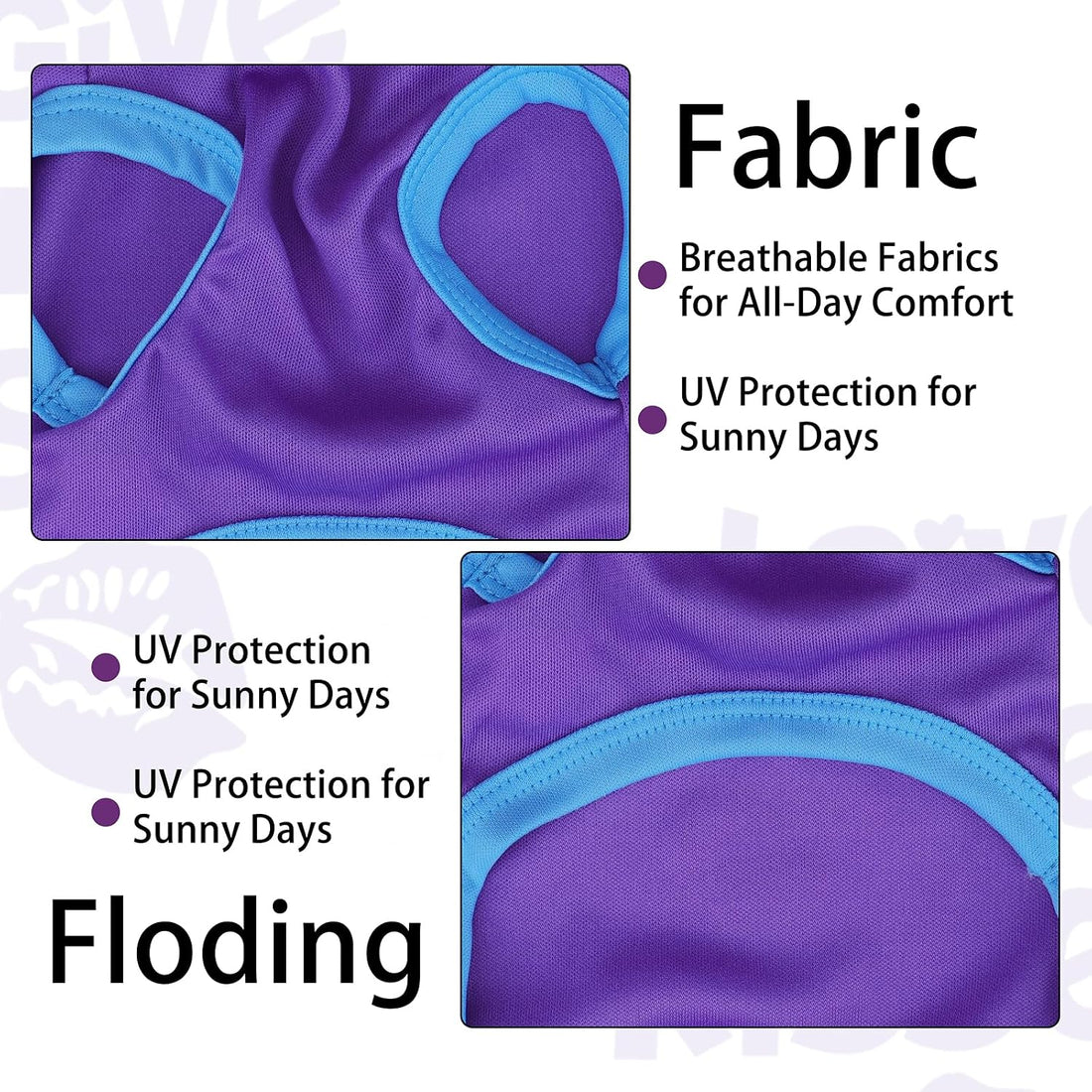 Color-Blocked Dog Tank Top with Playful Heat Transfer Designs