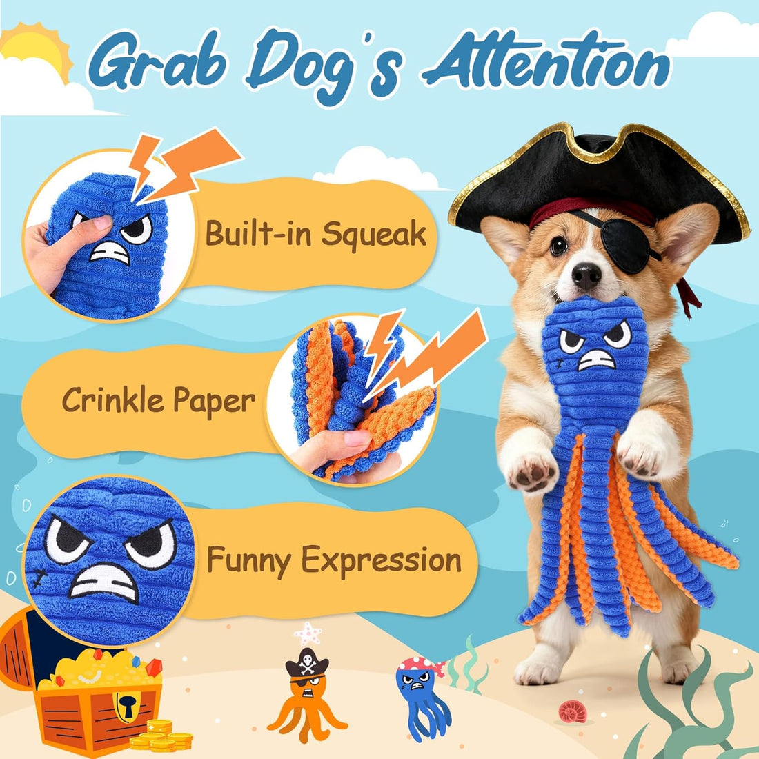 Zeaxuie Interactive Dog Toys