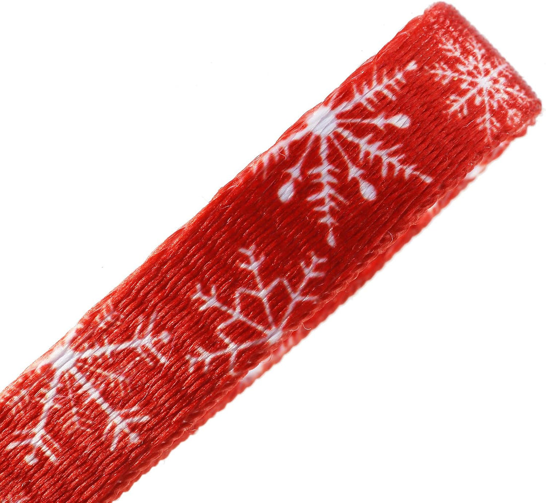 BoomBone Snowflake Small Dog Collar Breakaway with Bell ANG Winter