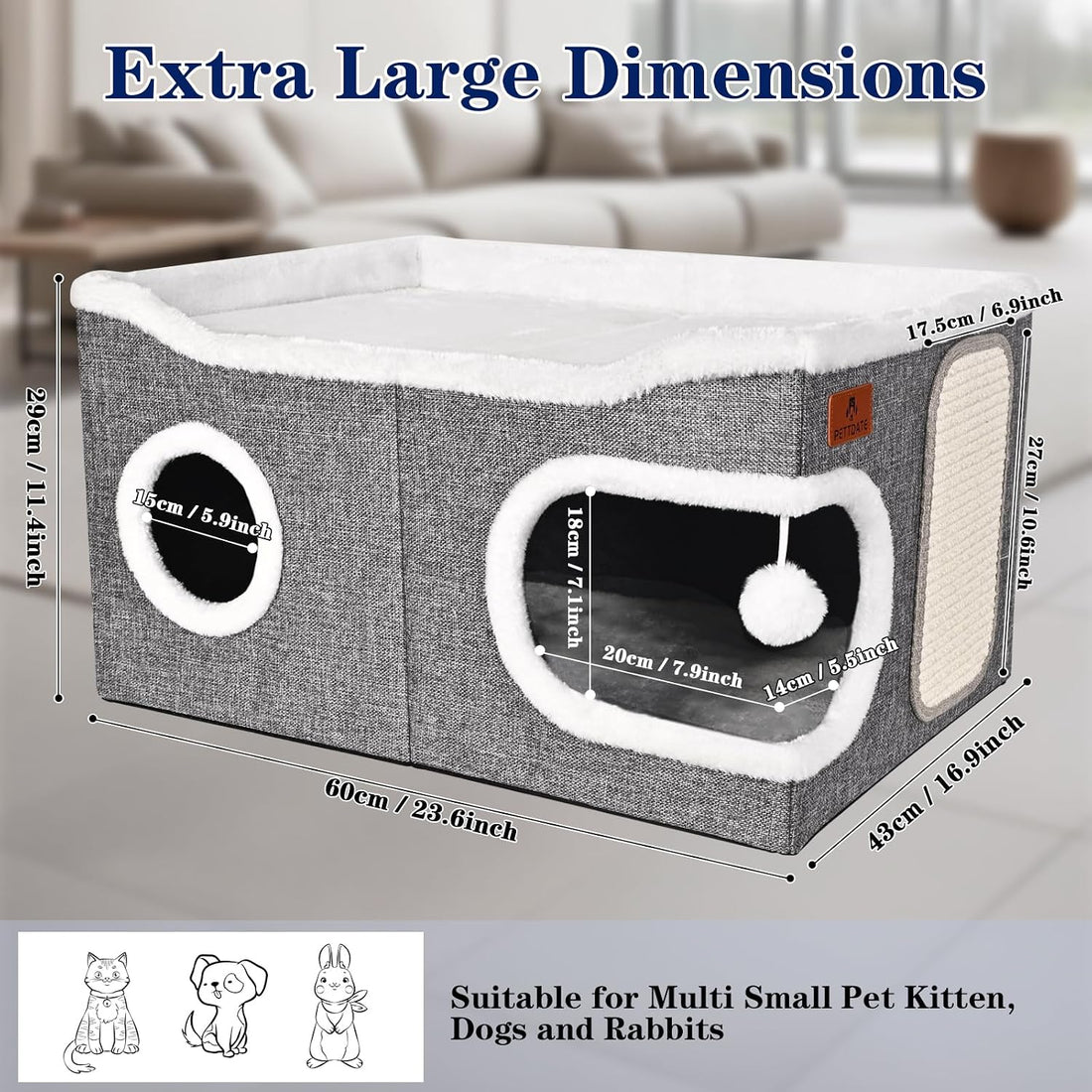 Extra Large Cat Beds for Indoor Cats