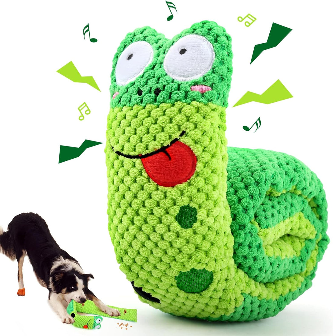 Letsmeet Large Squeaky Alligator Dog Toys