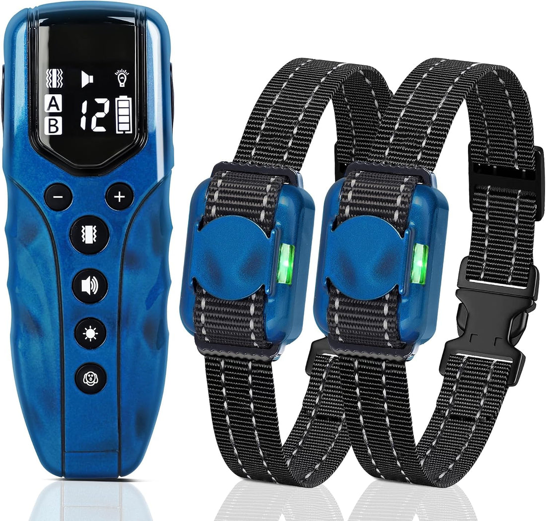 Lightest No Shock Dog Training Collar with 2000ft Remote,Tiniest